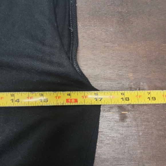 Loft Beach Black Jersey Knit V Neck Tie Cuff Jogger Jumpsuit Coverup S - Picture 12 of 13